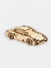 Деревянный конструктор UNIWOOD UNIT Спорт кар / Сборная модель Porsche Cayman / Порше