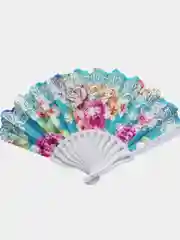 Веер складной белый