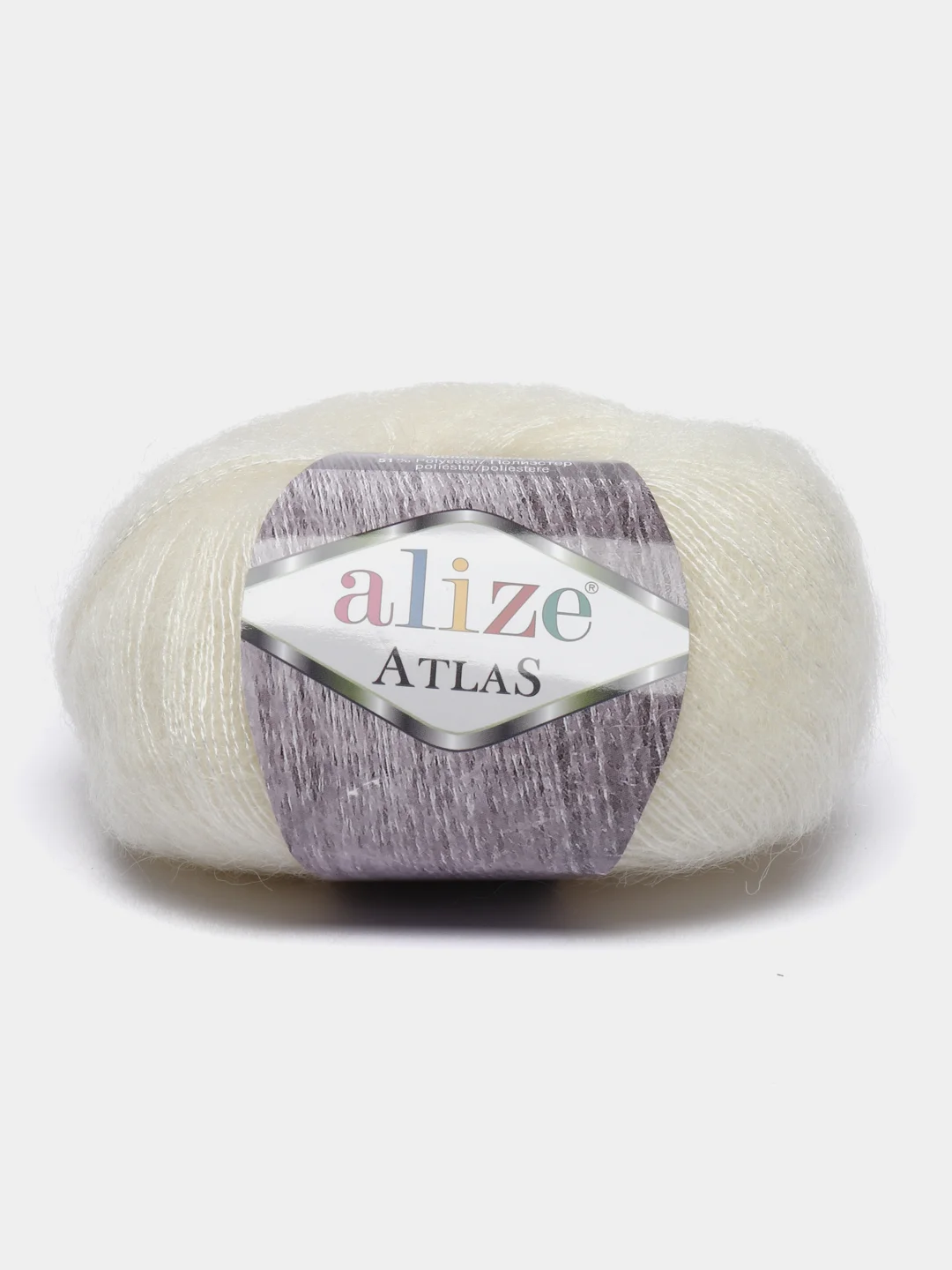 Молочный пряжа Alize "Atlas"