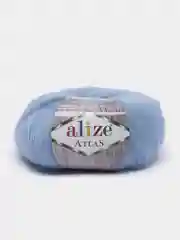 Голубой пряжа Alize "Atlas"