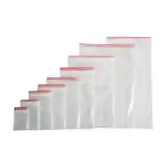 Зип-лок пакеты с замком зиплок (zip-lock), 100 штук, гриппер, разные размеры