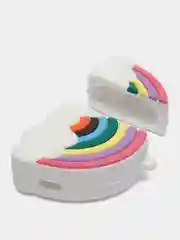 Коралловый чехол для беспроводных наушников AirPods 1/2, с карабином, силиконовый