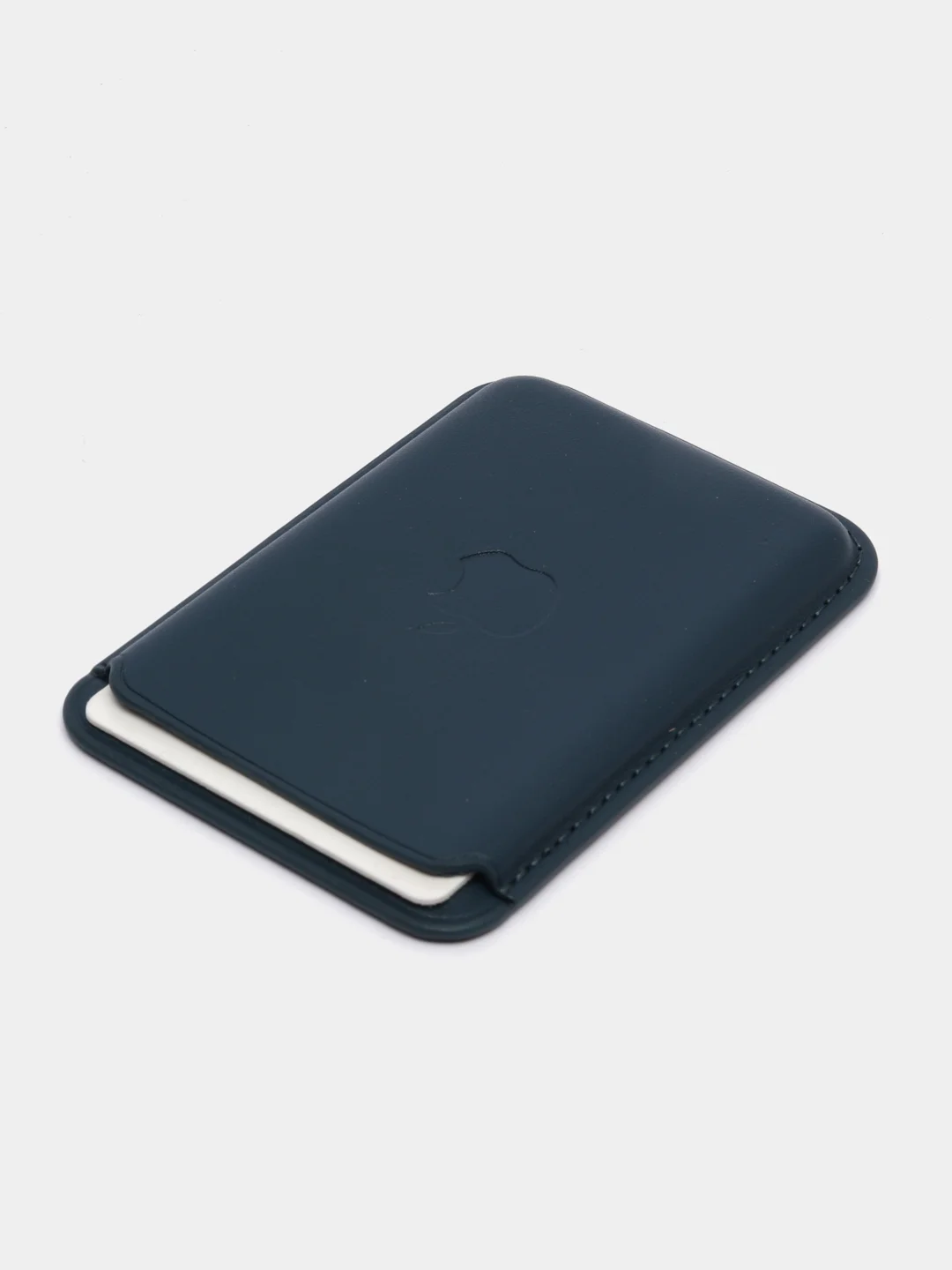 Индиго картхолдер на магнитах MagSafe Leather Wallet iPhone