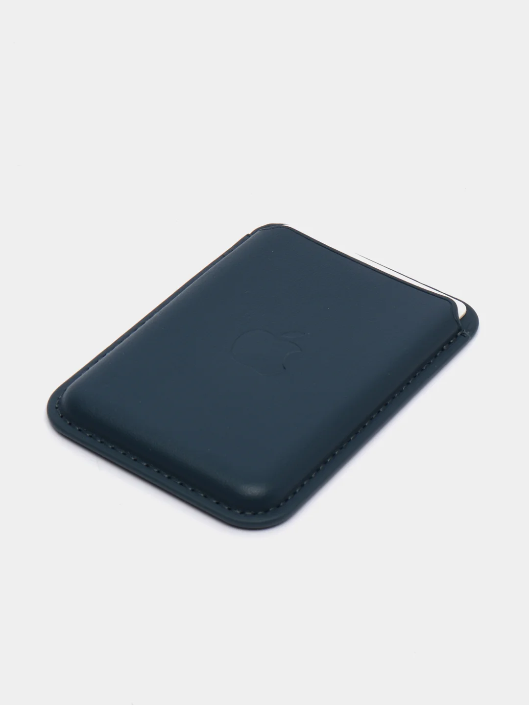 Индиго картхолдер на магнитах MagSafe Leather Wallet iPhone