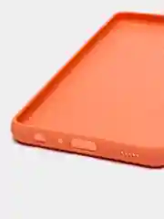 Коралловый чехол Silicone Case для Samsung Galaxy A72 с защитой камеры