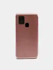 Розовый чехол-книжка Samsung Galaxy A21s (Самсунг Галакси А21с)