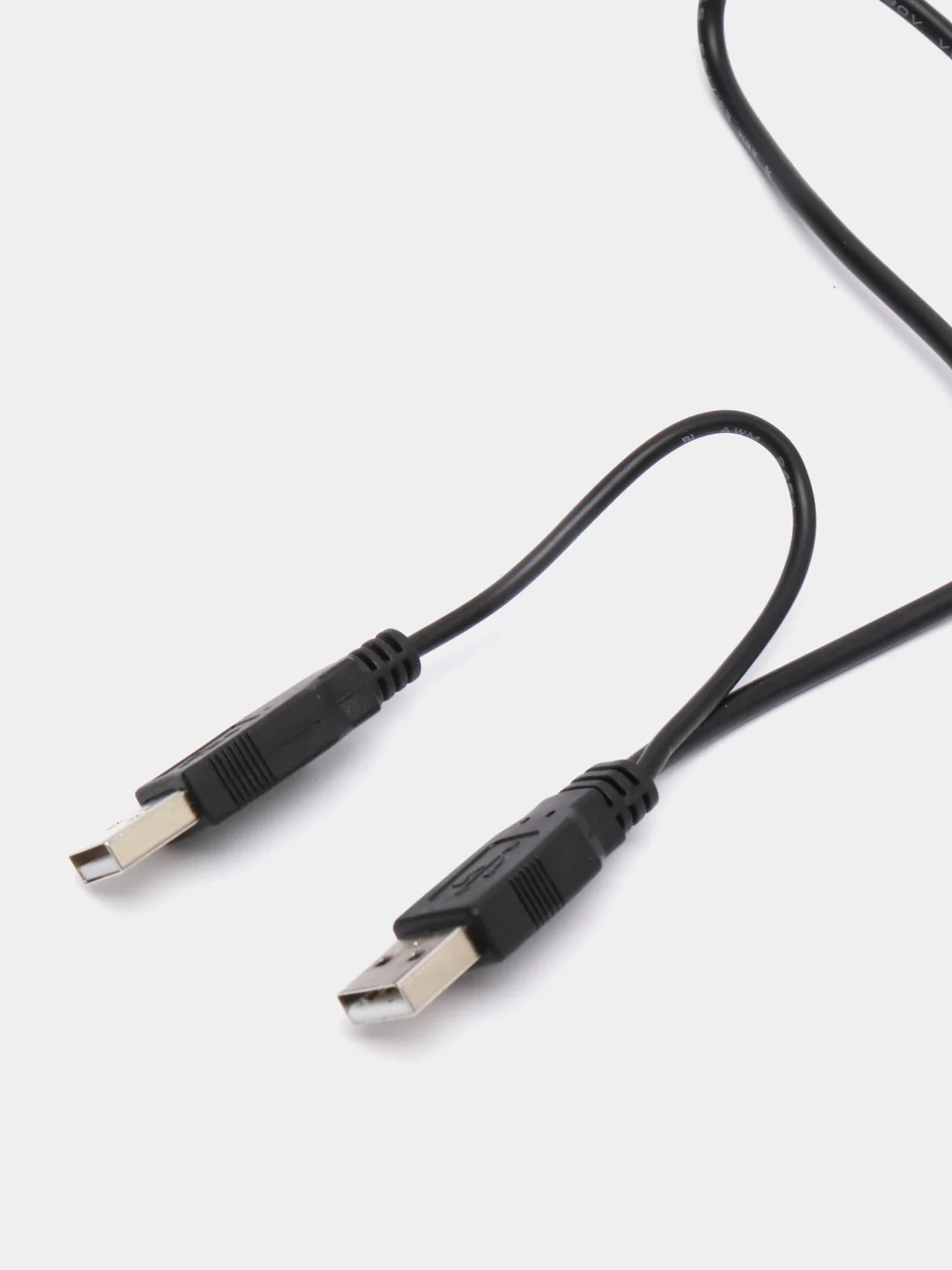Кабель USB штекер(папа)- штекер(папа) + гнездо(мама) РА-73/81