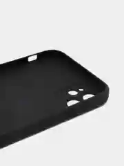 Черный чехол для iPhone (Айфон) 11 со стеклянной панелью