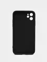 Черный чехол для iPhone (Айфон) 11 со стеклянной панелью