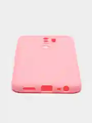 Розовый чехол Xiaomi Redmi 9 силиконовый