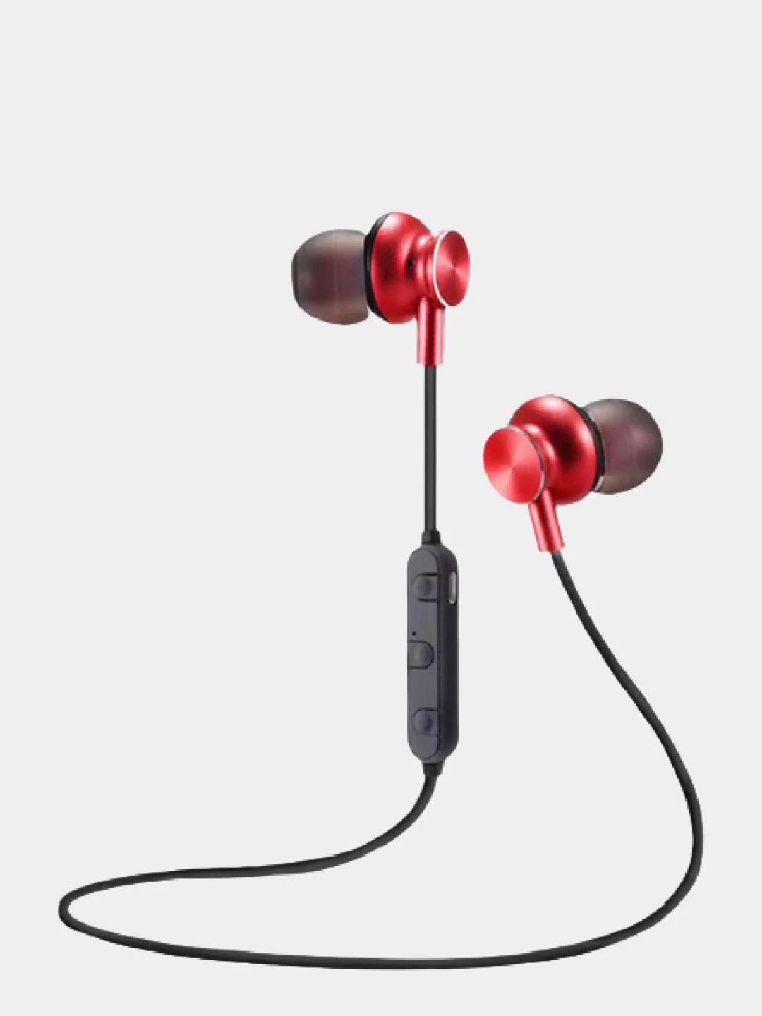 Золотой bluetooth-наушники More choice BG6, вакуумные, с шейным шнурком