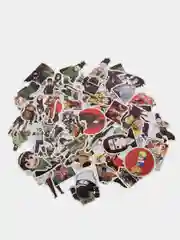 Стикеры Наруто, 50шт, аниме / наклейки / стикерпак