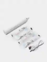 Белый электрическая зубная щетка Sonic Electric Toothbrush X-3 (4 насадки)