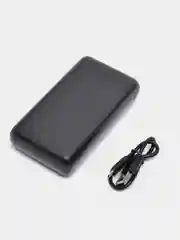 Черный внешний аккумулятор OLMIO MINI-20, Power Bank 20000 mAh
