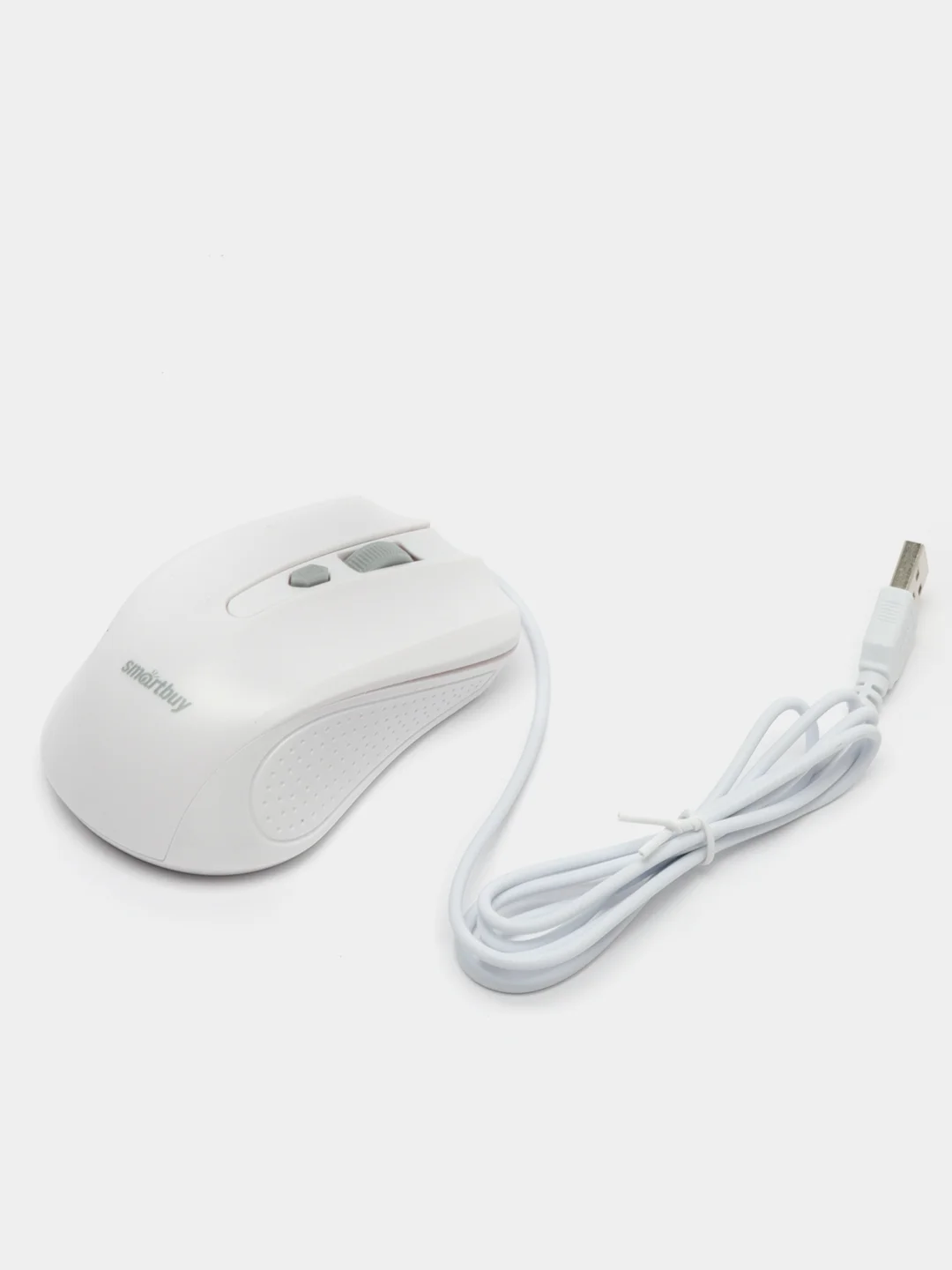 Белый мышь компьютерная проводная, 5 цветов, Smartbuy ONE SBM-352-K