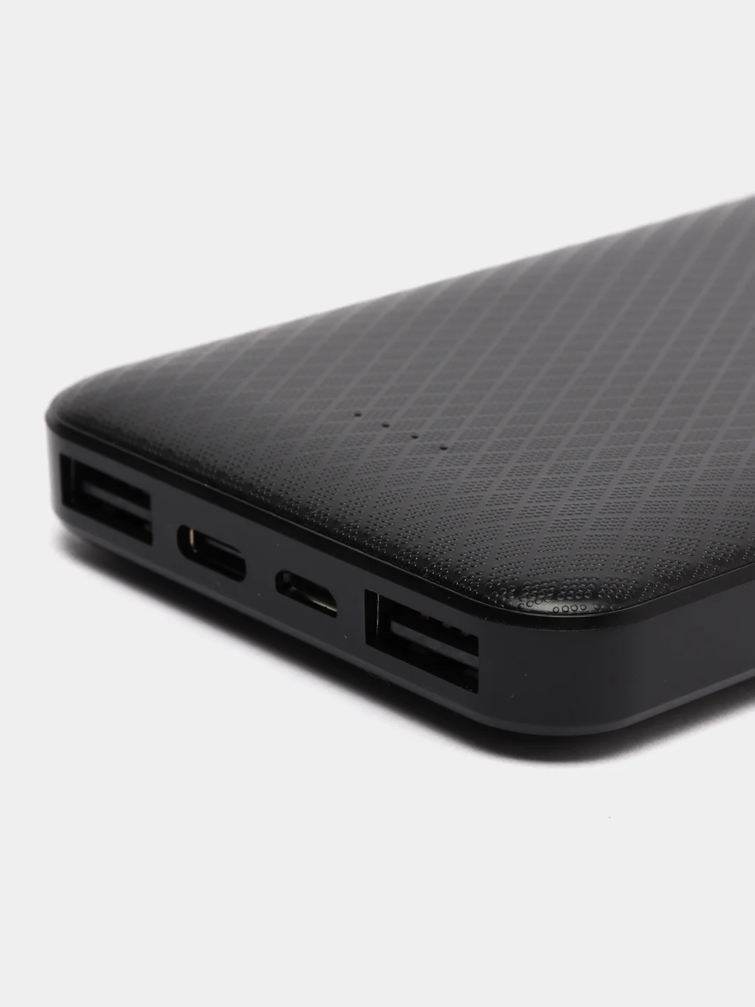 Черный внешний аккумулятор Borofone BJ3 10000 mAh (2xUSB, Micro-USB, Type-C)