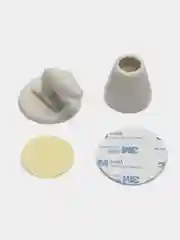 Белый стоппер дверной силиконовый, ограничитель для дверей
