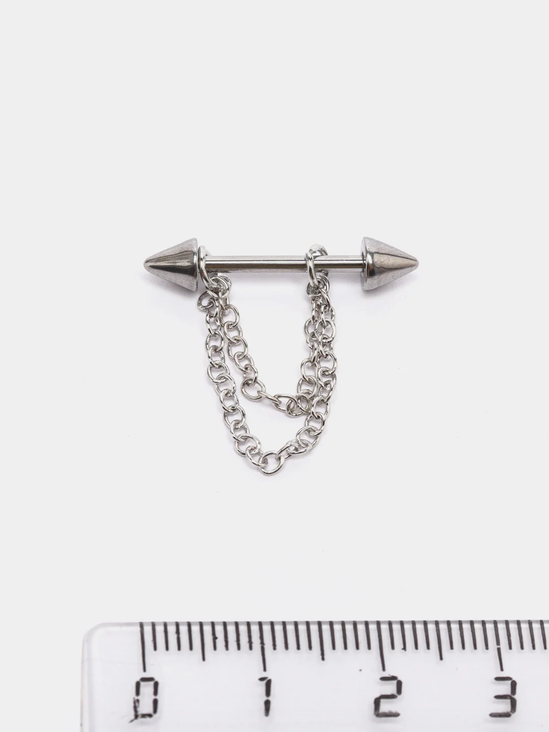 Серый пирсинг для сосков, 2 штуки