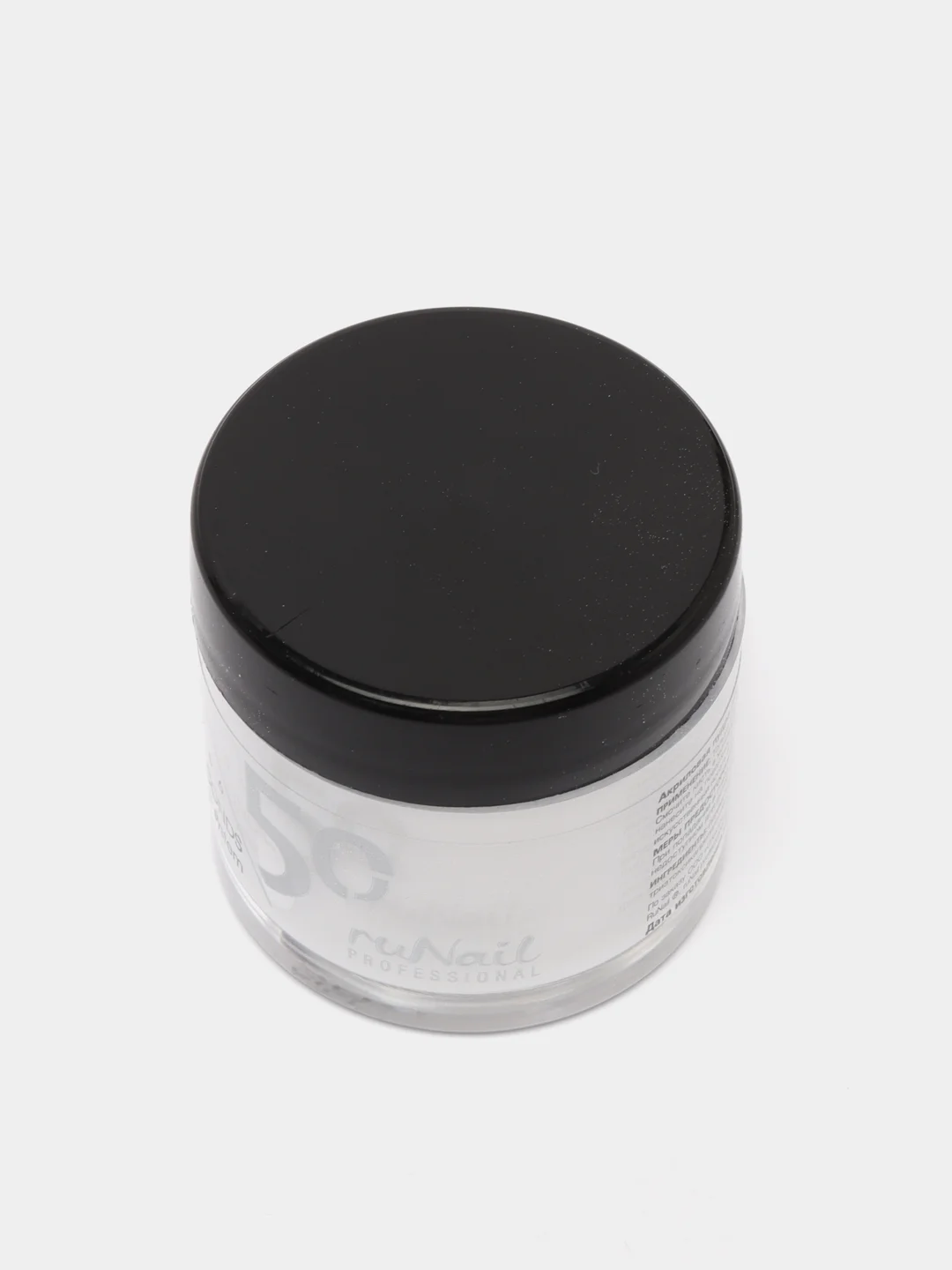 Белый акриловая пудра Fifty Seconds Runail Professional, 25 г