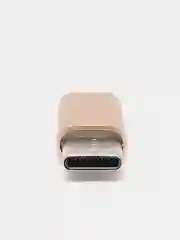 Золотой адаптер переходник USB Type-C otg micro USB