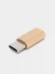 Золотой адаптер переходник USB Type-C otg micro USB