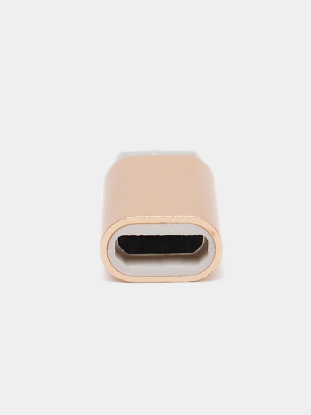 Золотой адаптер переходник USB Type-C otg micro USB