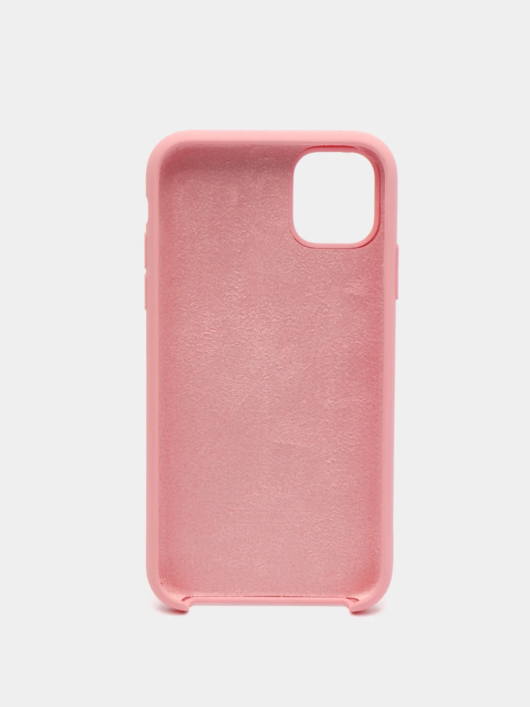 Розовый чехол Silicone Case для Apple iPhone 11 силиконовый противоударный для айфона Soft Touch