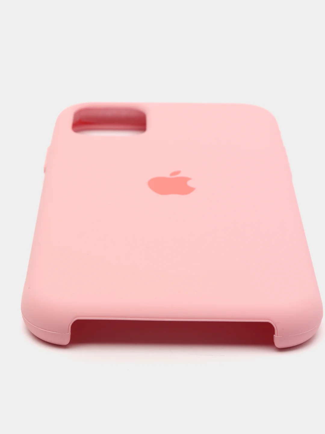 Розовый чехол Silicone Case для Apple iPhone 11 силиконовый противоударный для айфона Soft Touch