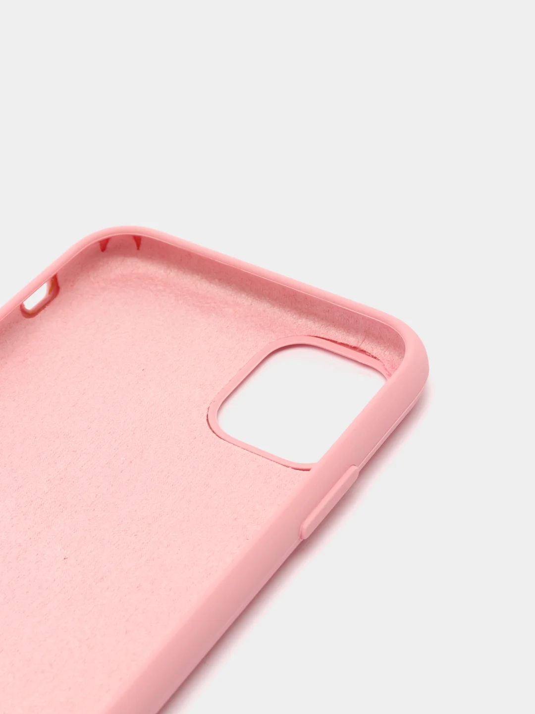 Розовый чехол Silicone Case для Apple iPhone 11 силиконовый противоударный для айфона Soft Touch