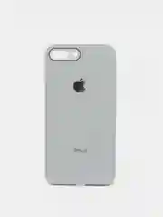 Ледяной чехол силиконовый со стеклянной панелью для iPhone 7 Plus / iPhone 8 Plus