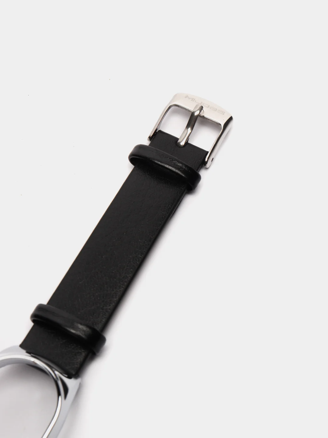 Угольный фирменный кожаный ремешок для Xiaomi mi band 3, 4, 5, 6