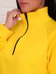 Желтый толстовка без капюшона женская