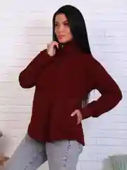 Бордовый толстовка без капюшона женская
