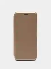 Золотой чехол книжка для Samsung Galaxy S20 FE, S20FE с функцией подставки
