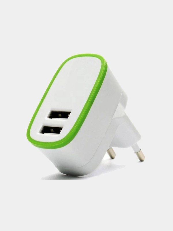 Сетевое зарядное устройство 2 USB СЗУ блок питания адаптер для розетки