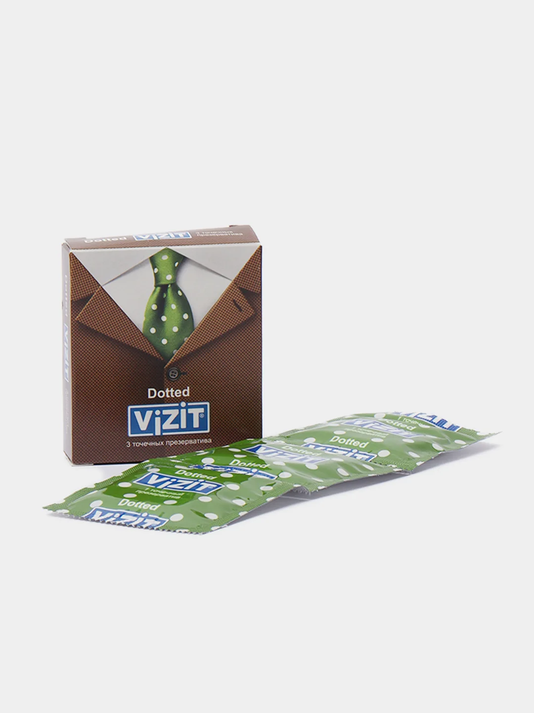 Презервативы VIZIT Dotted, 3 штуки