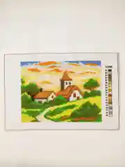 Лесной зеленый набор для вышивания "Пейзаж", 10*14 см