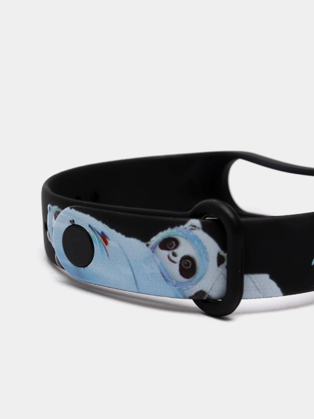 Коричневый ремешок для фитнес браслета Mi Band 3/Mi Band 4, с рисунками