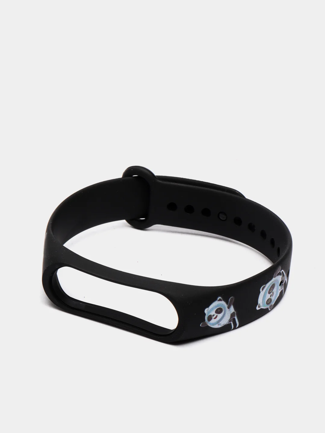 Коричневый ремешок для фитнес браслета Mi Band 3/Mi Band 4, с рисунками