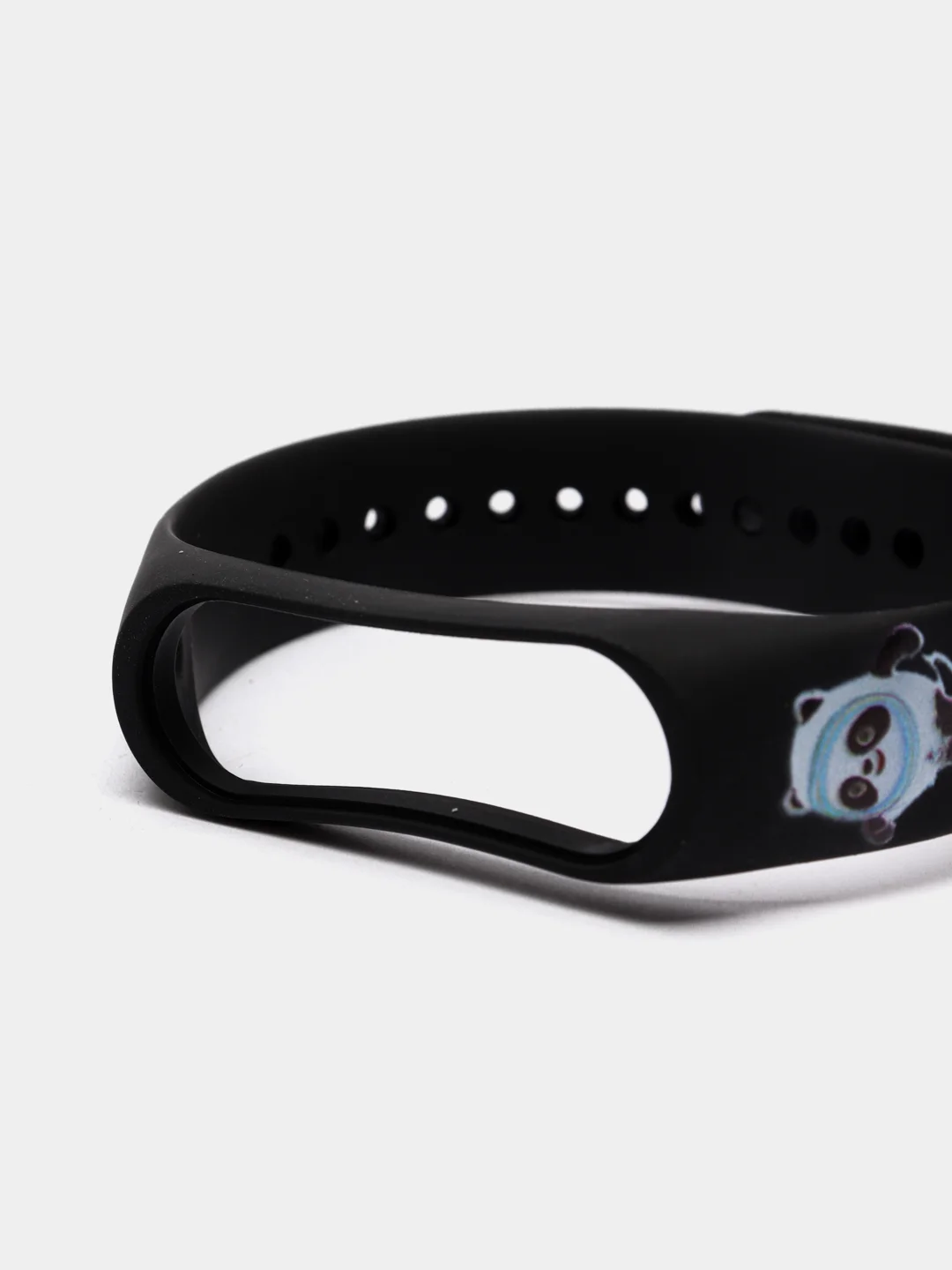 Коричневый ремешок для фитнес браслета Mi Band 3/Mi Band 4, с рисунками