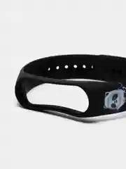 Коричневый ремешок для фитнес браслета Mi Band 3/Mi Band 4, с рисунками