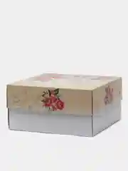 Картонная кондитерская упаковка "Красные розы"