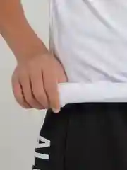 Белый футболка базовая детская Alga