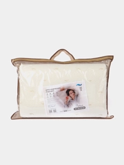 Подушка ТРИГУР "Элегия (Волна)", memory foam, c валиками 12 см и 10 см, 38 х 60