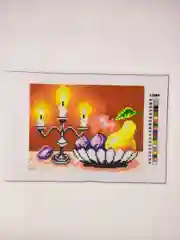 Багровый набор для вышивания "Пейзаж", 10*14 см