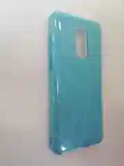 Голубой чехол Xiaomi  Redmi 5+, силиконовый, усиленный