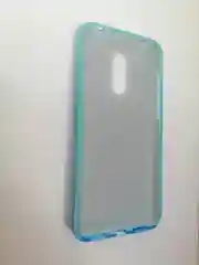 Голубой чехол Xiaomi  Redmi 5+, силиконовый, усиленный