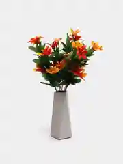 Искусственные цветы. Колокольчики (двухцветный букет). Высота: 35 см. D цветка: до 5 см