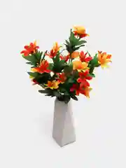 Искусственные цветы. Колокольчики (двухцветный букет). Высота: 35 см. D цветка: до 5 см