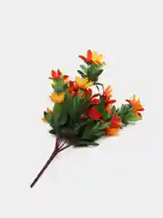 Искусственные цветы. Колокольчики (двухцветный букет). Высота: 35 см. D цветка: до 5 см